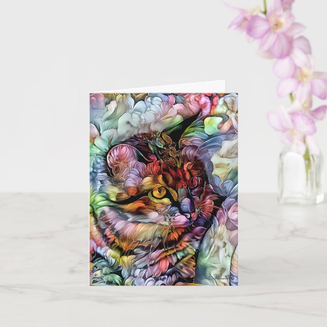 Carte Nari et les fleurs (Orchidée)