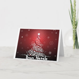 CARTE ***NATALE DE BUON*** MERCI FAMILLE/AMIS DE NOËL