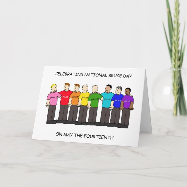 Carte National Bruce Day May 14th (Devant)