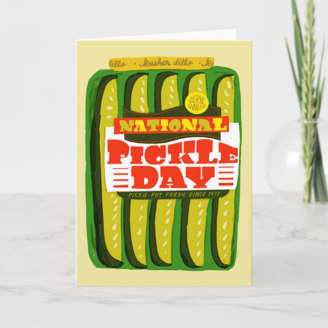 Carte National Pickle Day November 14 (Devant)