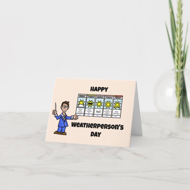 Carte nationale de jour pour les météo - Homme (Devant)