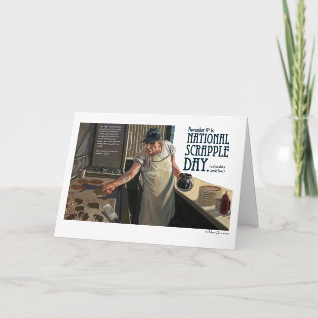 Carte nationale de la journée du scandale (Devant)