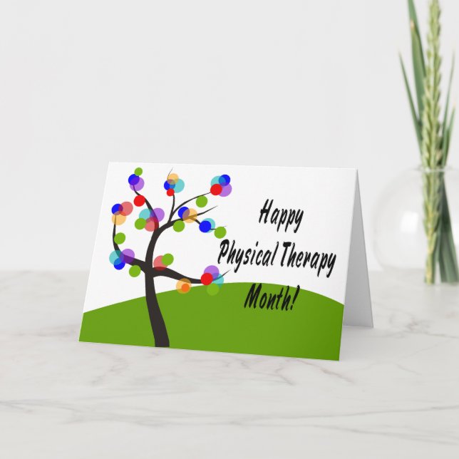 Carte nationale du mois de la physiothérapie (Devant)