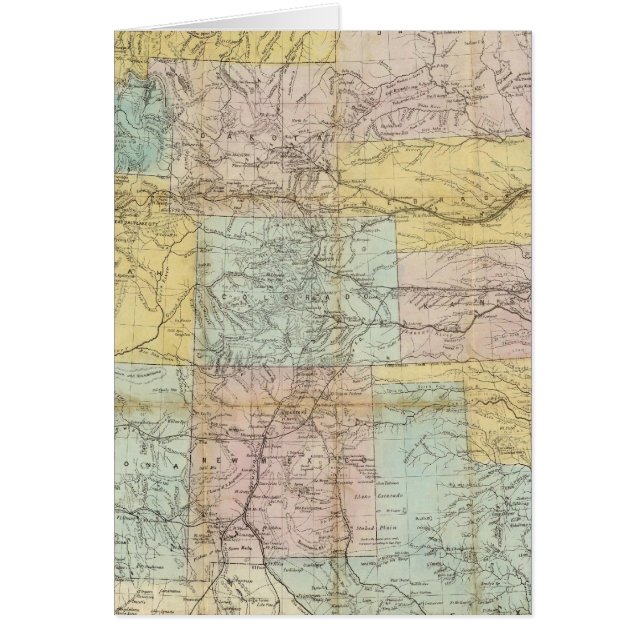 Carte Nationale Du Territoire Des États-Unis (Devant)