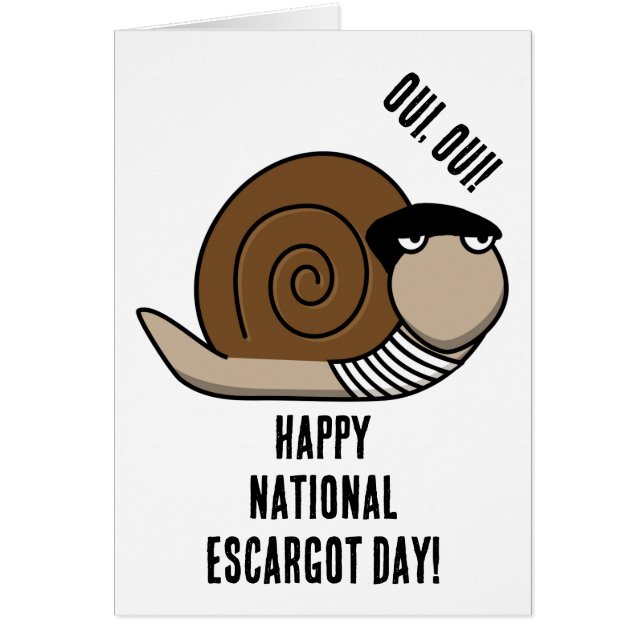 Carte nationale Escargot Day (Devant)