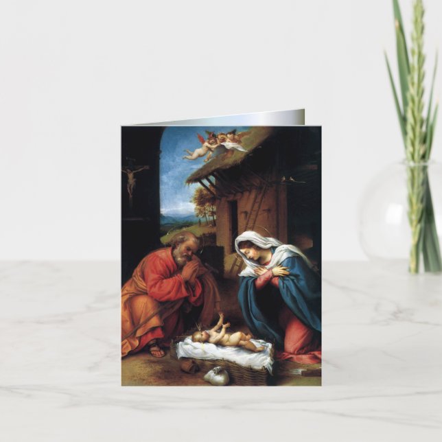 Carte Nativité (Devant)