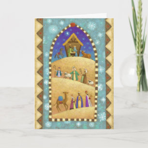 Carte Nativity Scene Holiday