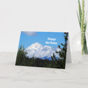 Carte Nature Alaska Denali Paysage photo Anniversaire