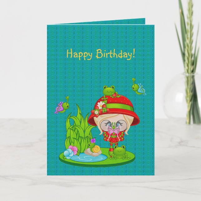 Carte Nature Lover Frog Faune (Devant)