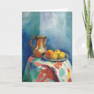 Carte Nature Morte Au Pichet En Cuivre   Henri Manguin