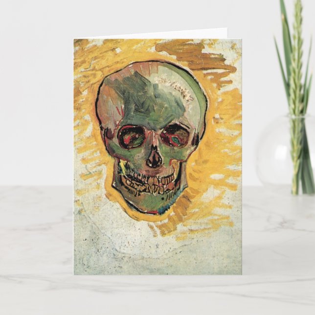 Carte Nature morte Crâne de Vincent van Gogh (Devant)