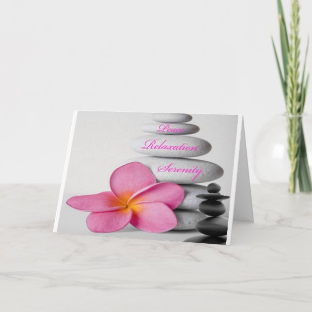 Carte Nature Spa zen (Devant)