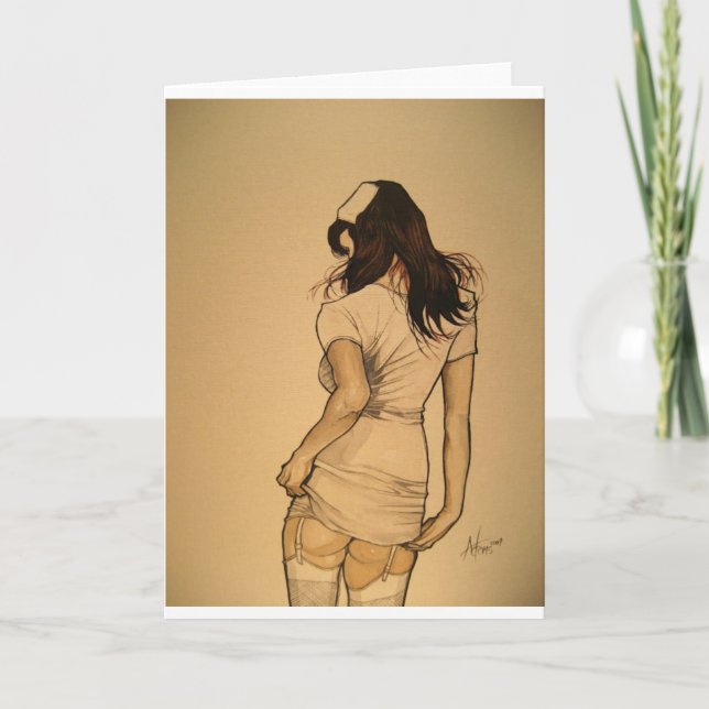 Carte Naughty Nurse (Devant)