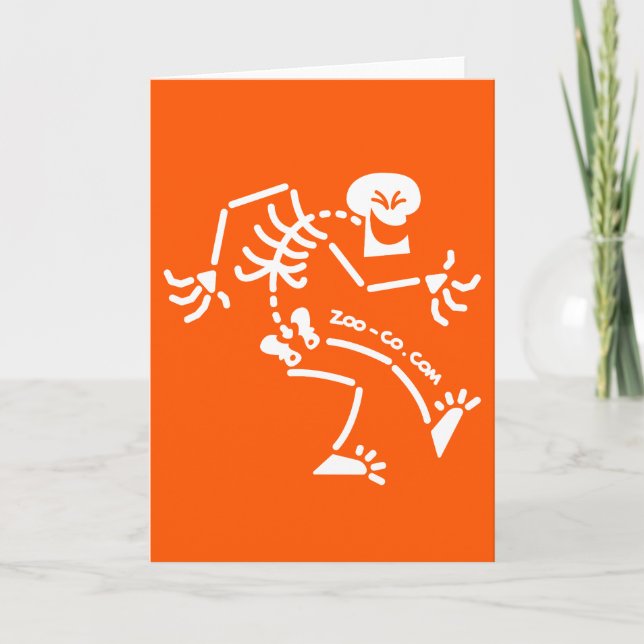 Carte Naughty Skeleton (Devant)