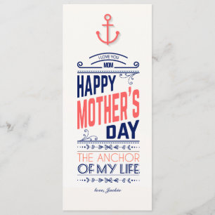 Carte Nautical Mother's Day Card
