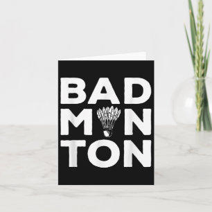 Carte Navette Badminton Player 1