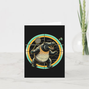 Carte Navette Hippopotame Badminton