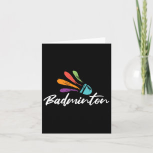 Carte Navette Joueur Badminton Racket Sports Coach Équip