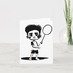 Carte Navette sportive Little Badminton Boy Racket