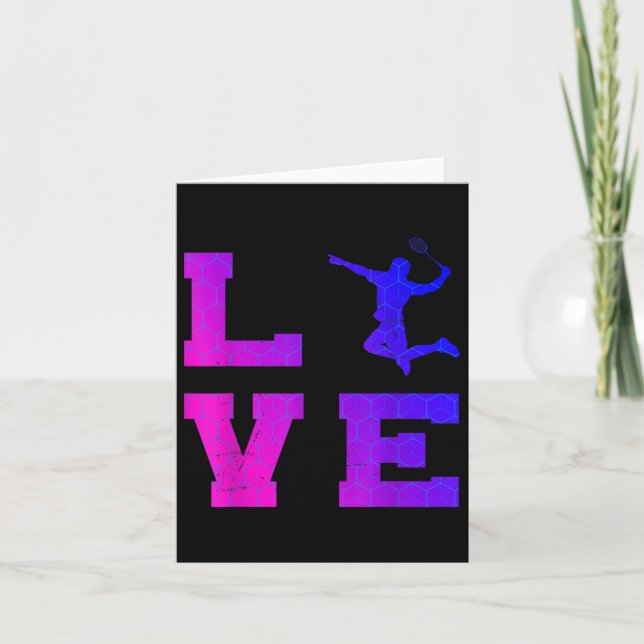 Carte Navette Squash Femmes Badminton Hommes  (Devant)
