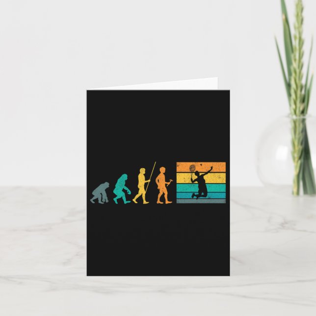 Carte Navette vintage Badminton Evolution Retro Badminto (Devant)