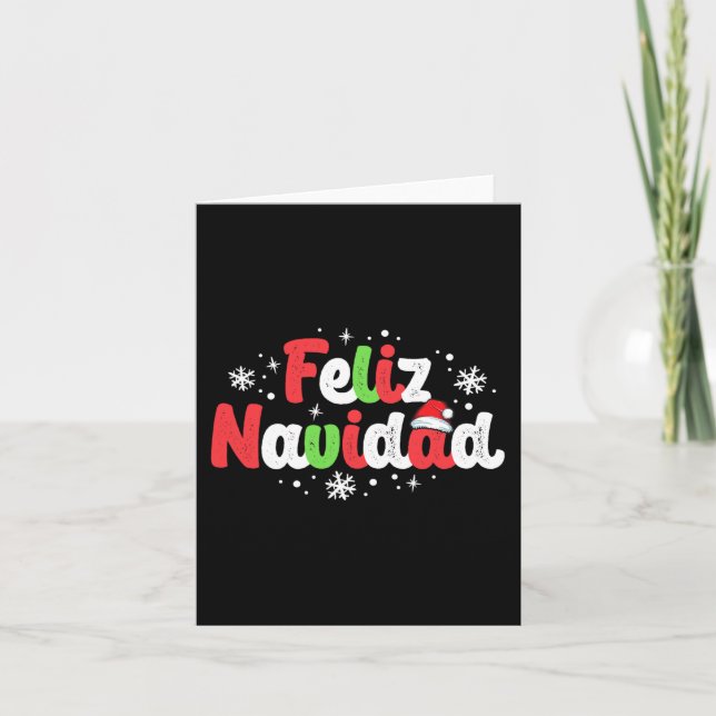 Carte Navidad Matching Famille espagnole Noël mexicain (Devant)