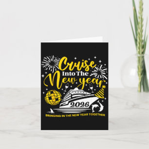 Carte Naviguer dans la nouvelle année 2026 Bonne année 2