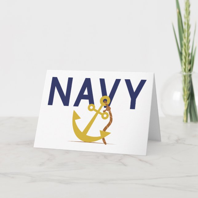 Carte Navy Anchor (Devant)