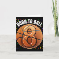 Né Au Basketball 8e Anniversaire Huit Filles Garço