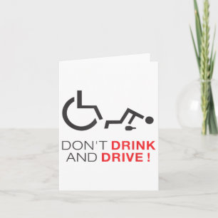 Carte Ne Bois Pas Et Ne Conduis Pas ! Drôle à boire en f