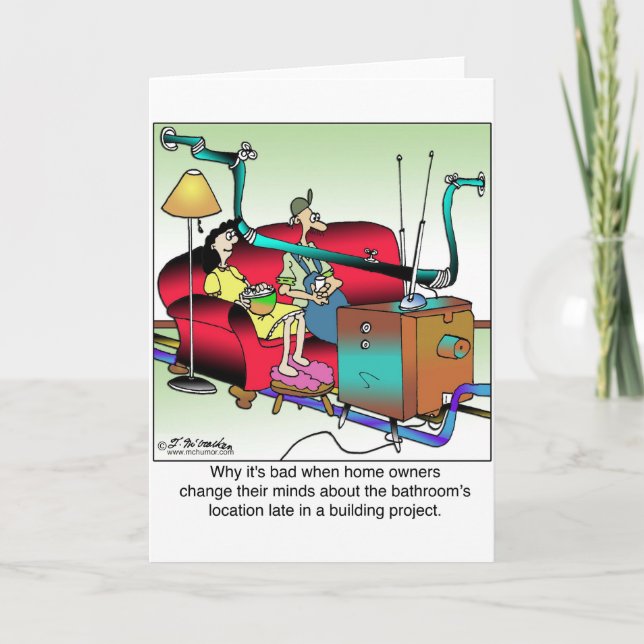 Carte Ne changez pas l'emplacement de la salle de bains  (Devant)