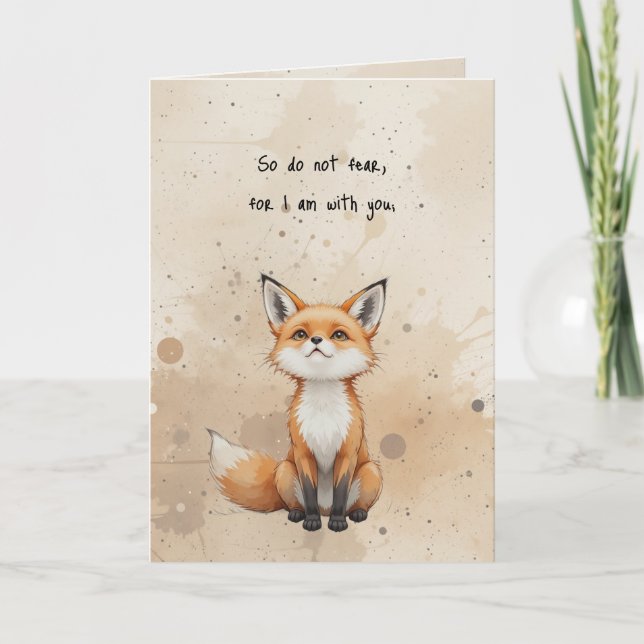 Carte Ne craignez pas Verset biblique (Devant)