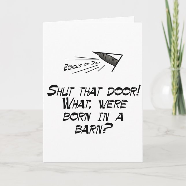 Carte Né dans une grange ? (Devant)