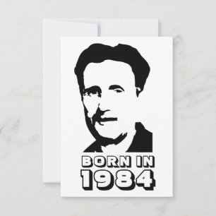 Carte Né en 1984 (George Orwell)