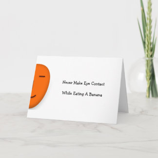 Carte Ne Jamais Faire De Contact Visuel.. Citation Drôle