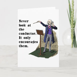 Carte Ne jamais regarder le chef