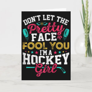 Carte Ne laissez pas le joli visage vous tromper Je suis