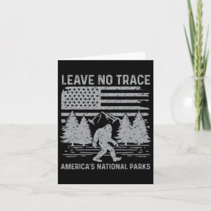 Carte Ne laissez pas trace America National Parks Shirt
