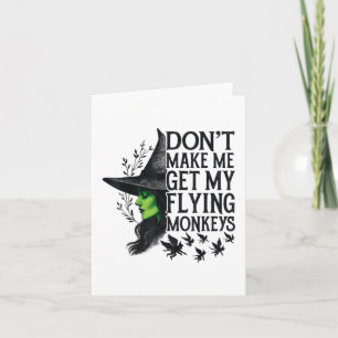 Carte Ne Me Faites Pas Appeler Mes Singes Volants _1 
