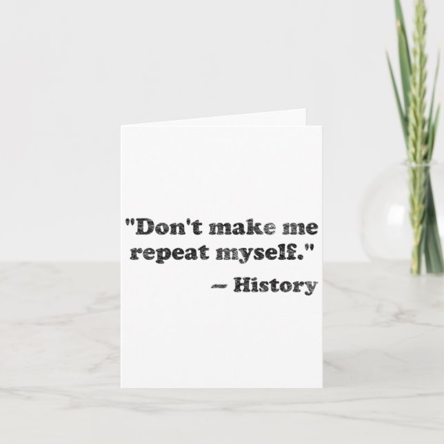 Carte Ne me faites pas répéter l'histoire 1 _1  (Devant)