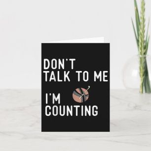 Carte Ne me parle pas Je compte le Crochet drôle Knitti