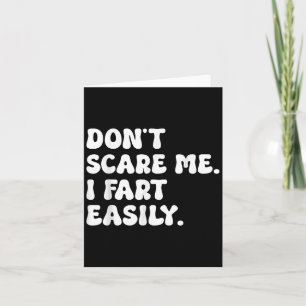 Carte Ne m'E pas Je pète facilement drôle Humour sarcast