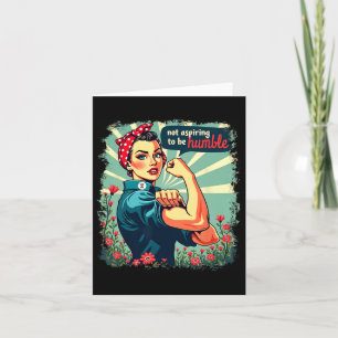Carte Ne pas aspirer à être humble Kamala Harris féminis
