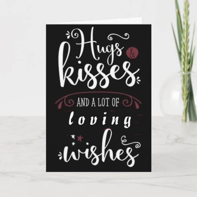 CARTE NE PEUT ATTENDRE DE CÉLÉBRER NOTRE ANNIVERSAIRE (Devant)