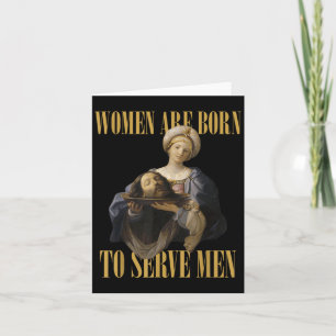 Carte Né Pour Servir Hommes Christian Boss Girl Motivati