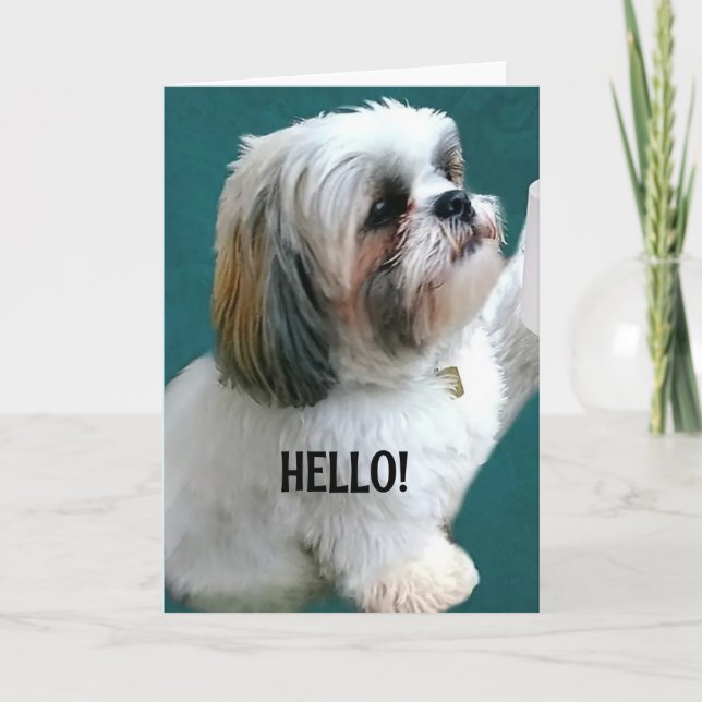 CARTE NE POUVAIT PAS ATTENDRE DE DIRE *JOLI ANNIVERSAIRE (Devant)