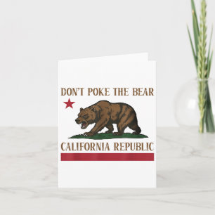 Carte Ne prenez pas le brasier California Republic