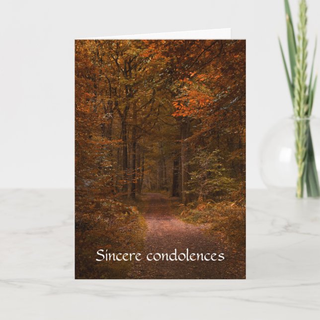 Carte Ne restez pas près de ma tombe en pleurant les con (Devant)