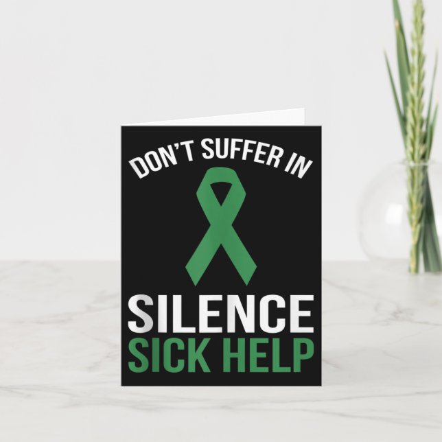 Carte Ne Souffrez Pas En Silence Aide Maladie - Santé Me (Devant)