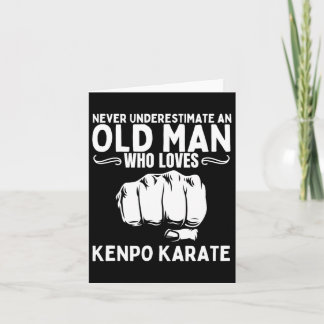 Carte Ne Sous-Estimez Jamais Un Vieux Homme Qui Aime Ken